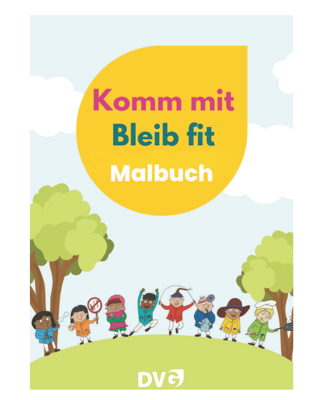 Komm mit- Malbuch